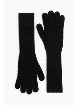 H&M - Women Black Long Knitted Gloves