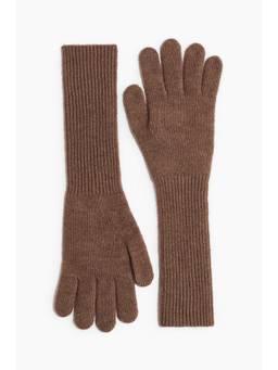 H&M - Women Brown Long Knitted Gloves
