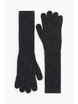 H&M - Women Grey Long Knitted Gloves