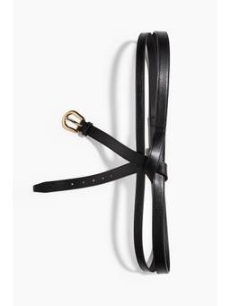 H&M - Women Black Double-Strap Statement Belt