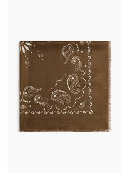 H&M - Women Brown Printed Scarf