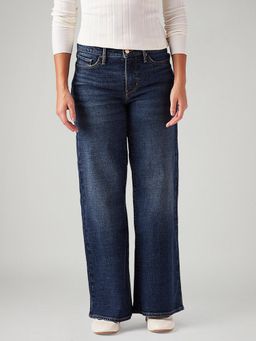 Levi's - Women 318 Blue Comfortable Fit Mid Rise Jeans