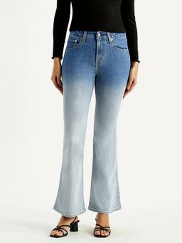 Levi's - Women Mid Rise Straight Fit Bootcut Blue Jeans