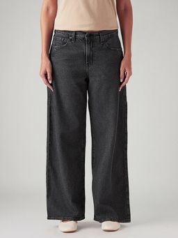 Levi's - Women Charcoal-Grey Comfortable Fit Mid Rise Jeans
