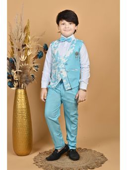 BT DEZINES - Boys Marble Print Party Suit (Set of 4)