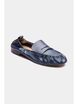 Oroh - Women Blue Duchess Loafers