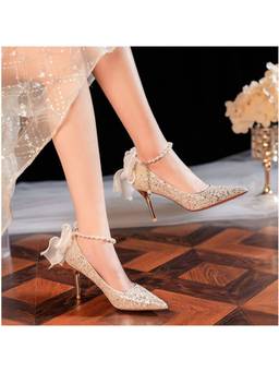 OZZARO - Women Silver Bahar Stiletto Heels
