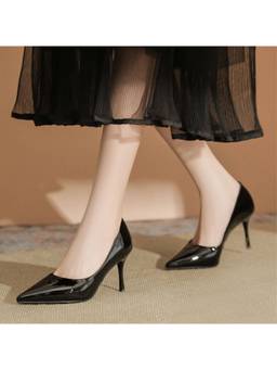 OZZARO - Women Bindaas Black Stiletto Heels