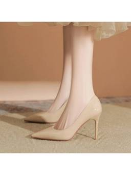 OZZARO - Women Beige Nakhra Stiletto Heels