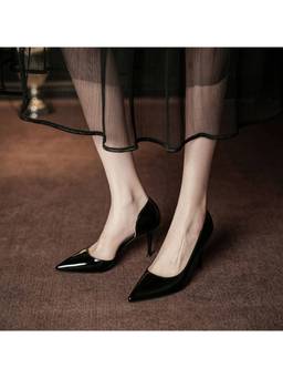 OZZARO - Women Black Vogue Stiletto Heels