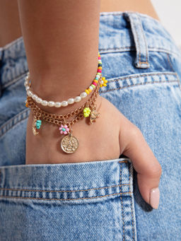 Twenty Dresses by Nykaa Fashion - Pride Bloom In Style Bracelet