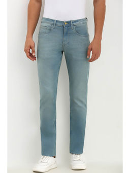 Allen Solly - Men Light Blue Slim Fit Wash Jeans