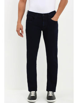Allen Solly - Men Navy Blue Slim Fit Dark Wash Jeans