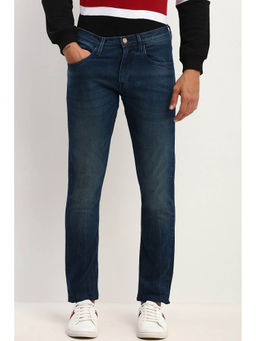 Allen Solly - Men Blue Slim Fit Mid Wash Jeans