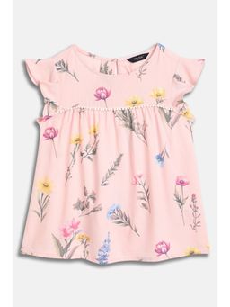 Allen Solly - Girls Pink Printed Top