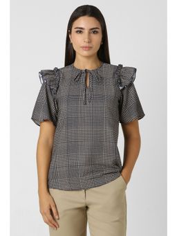Van Heusen - Women Black Printed Top