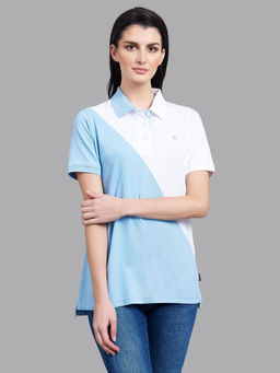 Beverly Hills Polo Club - Blue Cut & Sew Cross The Line Polo
