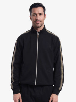 Rare Rabbit - Jacksign Black Signature Print Regular Fit Jacket