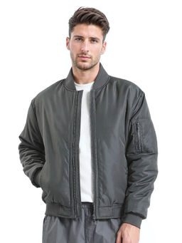 Rare Rabbit - Quoto Dark Grey Plain Regular Fit Jacket