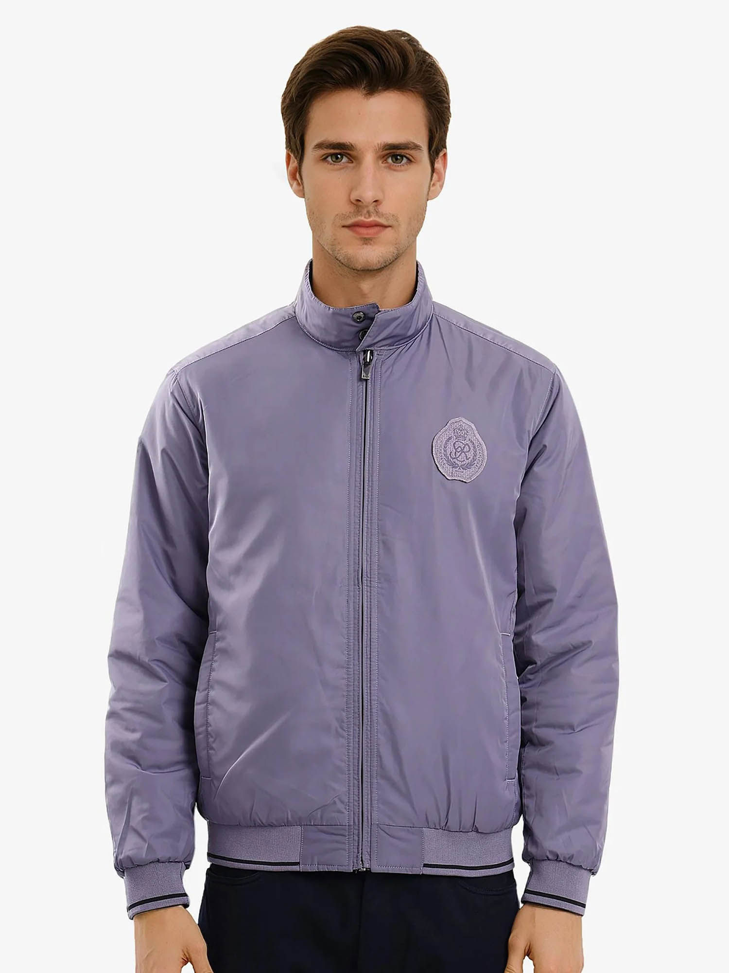 Buy Rare Rabbit Royban-2 Black Plain Regular Fit Jacket (XS) Online
