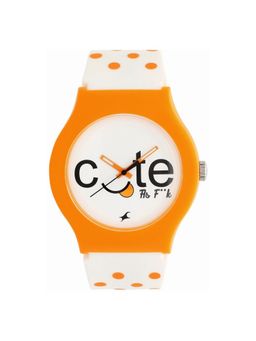 Fastrack - 9915PP73 White Dial Analog Watch for Unisex