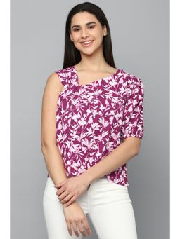 Allen Solly - Women Pink Print Casual Top