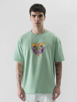 The Souled Store - The Mandalorian: Grogu Oversized T-shirts For Mens