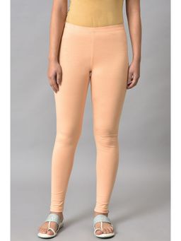 Elleven - Orange Cotton Lycra Leggings
