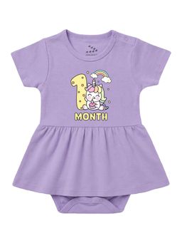 Zeezeezoo - 1 Month Birthday Unicorn Theme Dress