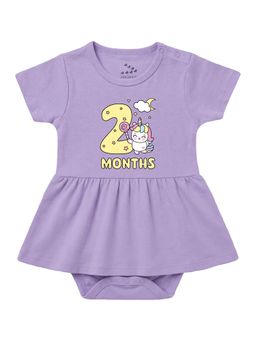 Zeezeezoo - 2 Months Birthday Unicorn Theme Dress