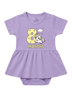 Zeezeezoo - 8 Months Birthday Unicorn Theme Dress
