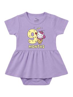 Zeezeezoo - 9 Months Birthday Unicorn Theme Dress