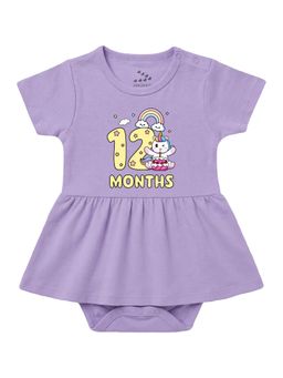 Zeezeezoo - 12 Months Birthday Unicorn Theme Dress
