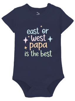 Zeezeezoo - East or West Papa Is The Best Baby Onesies
