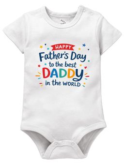 Zeezeezoo - Happy Father's Day To The Best Daddy In The World Baby Onesies