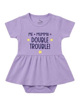 Zeezeezoo - Me + Papa = Double Trouble Baby Dress