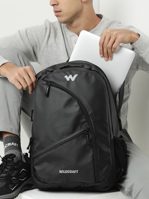 avya laptop backpack black Buy Wildcraft Avya 2 Coated Laptop Backpack Black Online