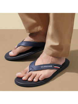 U.S. POLO ASSN. - Aura Navy Blue Stylish Flipflops for Men