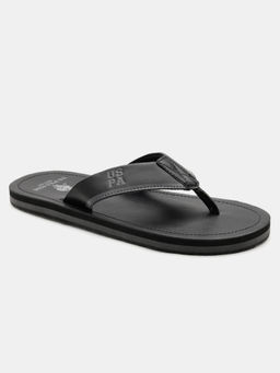 U.S. POLO ASSN. - Black Jane Stylish Flipflops for Men