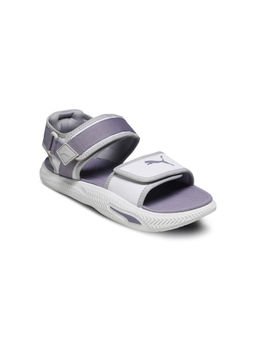 Puma - Unisex White SoftridePro 26 Sandals