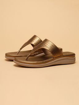 ERIDANI - Women Bronze Arshi Antique Sandals