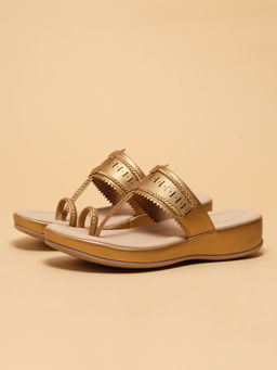 ERIDANI - Women Avianna Bronze Platform Sandals