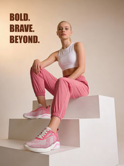 Louis Stitch - Women Pink Sneakers