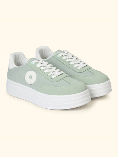 Women CAS 105 Green Sneakers