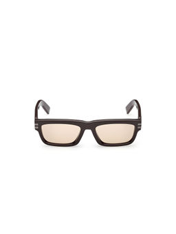 Ermenegildo Zegna - Beige Acetate Full Rim Rectangle Men Frame (EZ0282 56 48E) (56)