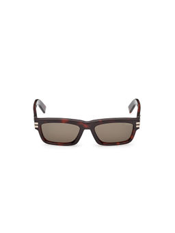 Ermenegildo Zegna - Grey Acetate Full Rim Rectangle Men Frame (EZ0282 56 54N) (56)