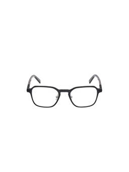 Ermenegildo Zegna - Black Metal Full Rim Rectangle Men Frame (EZ5307 52 002) (52)