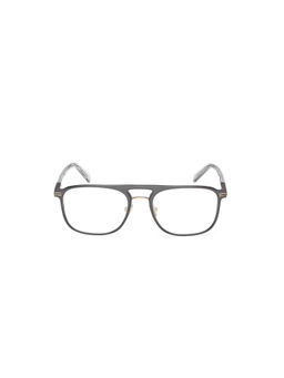Ermenegildo Zegna - Grey Metal Full Rim Round Men Frame (EZ5308 57 097) (57)