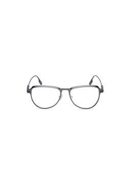 Ermenegildo Zegna - Grey Metal Full Rim Pilot Men Frame (EZ5317 55 091) (55)