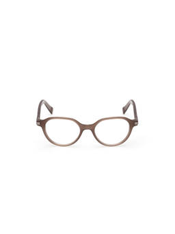 Ermenegildo Zegna - Brown Acetate Full Rim Round Men Frame (EZ5329 50 048) (50)